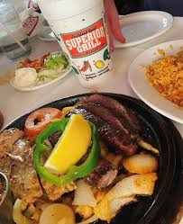 Superior Bar & Grill MidCity signature dishes Sizzling Fajitas Al PolloSan Lucas Sizzling FajitasPechuga Superior